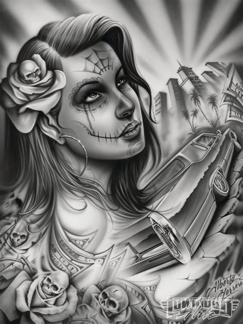 lowrider art tattoos